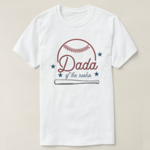BARRY Dada vom Rookie Baseball Geburtstag T-Shirt