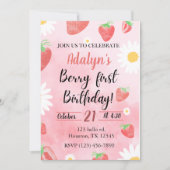 Barry erster Geburtstag Einladung (Vorderseite)