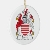Barry-Familienwappen Keramikornament (Rechts)