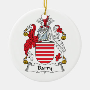 Barry-Familienwappen Keramikornament