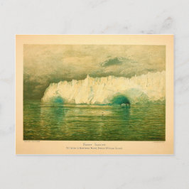Barry Glacier Alaska Vintag Prinz William Sound Postkarte