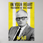 Barry Goldwater - '64 Wahlkampfstil Poster (Vorne)