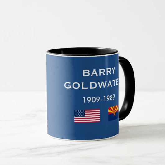 Barry Goldwater Custom Tasse (VorderseiteRechts)