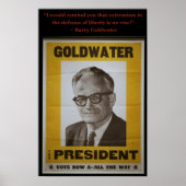 Barry Goldwater Poster (Vorne)