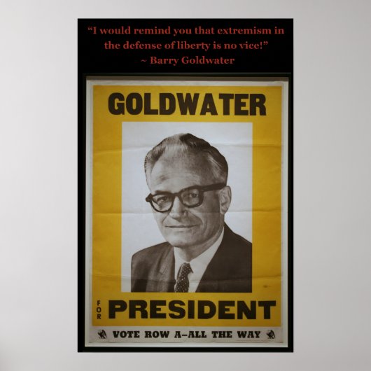 Barry Goldwater Poster (Vorne)