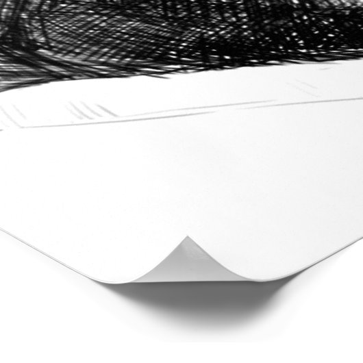 Barry Goldwater Sketch Poster (Ecke)