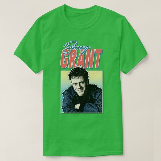 Barry Grant Brookside 80er Aesthetic Fan Design T-Shirt (Design vorne)