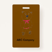 Barry I. d Abzeichen Ausweis (Vorderseite)