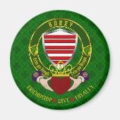 Barry Irish Shield & Claddagh Magnet (Vorne)