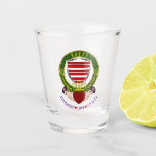 Barry Irish Shield & Claddagh Schnapsglas