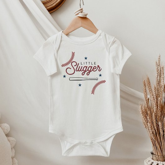 BARRY Little Slugger Baseball Sport als Thema Baby Strampler