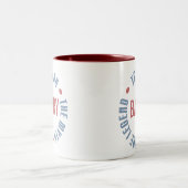 Barry-Mann-Mythos-Legende kundengerecht Zweifarbige Tasse (Mittel)