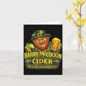 Barry mccockiner mcconconner irischer Pub lustiger Karte (Gelbe Blume)