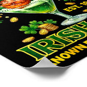 Barry mccockiner mcconconner irischer Pub lustiger Poster (Ecke)