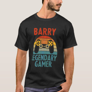 Barry Name Personalisiert Funny Gaming Geek Geburt T-Shirt