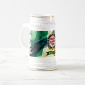 Barry Personalisiertes irisches Abzeichen mit iris Bierglas (Vorderseite Links)