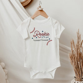 BARRY Rookie des Jahres Baseball Sport Thema Baby Strampler