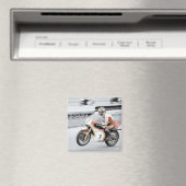 Barry Sheene 2, die handgetönte Version Magnet (In Situ (Geschirrspüler))