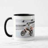 Barry Sheene 2, handgetönte Version Tasse (Links)