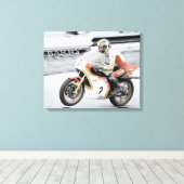 Barry Sheene Leinwanddruck (Insitu (Holzboden))
