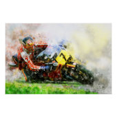 Barry Sheene No.7 Poster (Vorderseite)