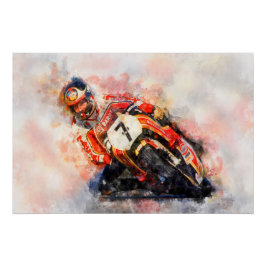 Barry Sheene Poster
