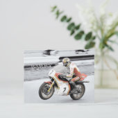 Barry Sheene Postkarte (Stehend Vorderseite)