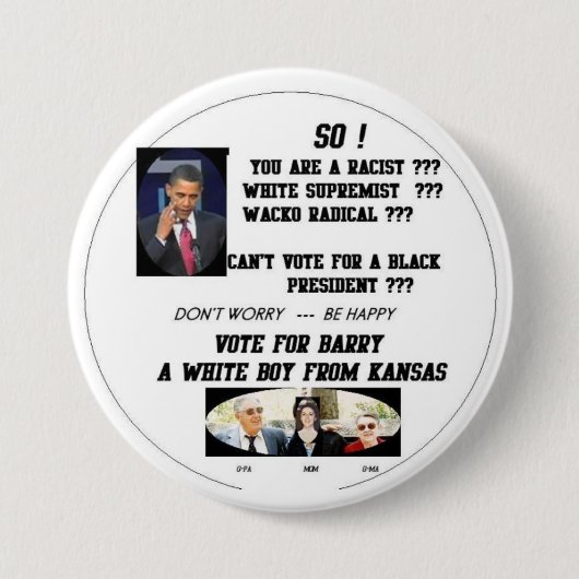 BARRY VON KANSAS BUTTON (Vorderseite)