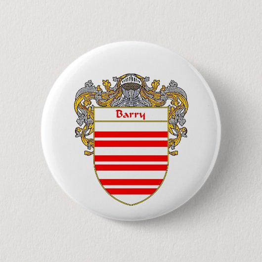 Barry-Wappen/Familienwappen (überzogen) Button (Vorderseite)