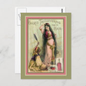 Barrys trikopherous für die Haare Postkarte (Vorne/Hinten)
