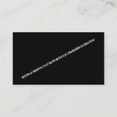 Bars+Beats=Visitenkarten verfolgen Visitenkarte (Rückseite)