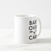 Bars Over Cars - Funny Bicycle und Biking Kaffeetasse (VorderseiteRechts)