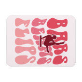 Bars, Schinken und Drehte - Gymnastik Magnet (Horizontal)