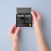 Bars & Shutter, Fensterheber und Türbeschläger Flyer (Gruppe)