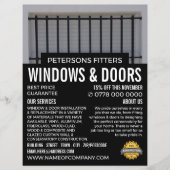 Bars & Shutter, Fensterheber und Türbeschläger Flyer (Vorne)