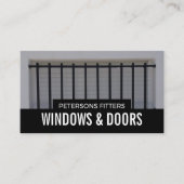 Bars & Shutter, Fensterheber und Türbeschläger Visitenkarte (Vorderseite)