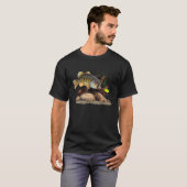 Barsch Angeln Raubfisch T-Shirt (Vorne ganz)