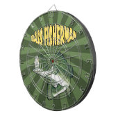 Barsch-Angler-Dartboard Dartscheibe (Vorderseite rechts)