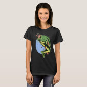 Barsch Angler Fischangeln T-Shirt (Vorne ganz)