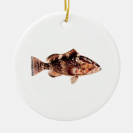 Barsch-Fische Keramik Ornament