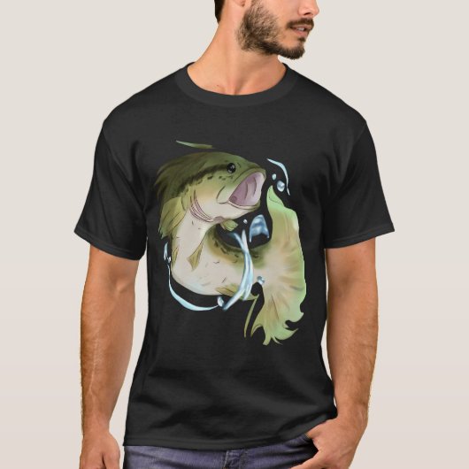 Barsch (grüne Version) T-Shirt (Vorderseite)