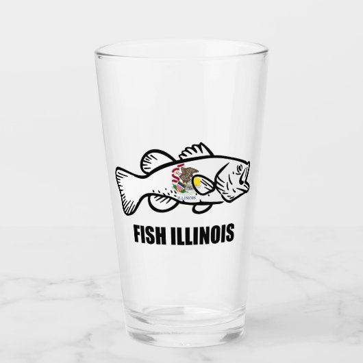 Barsch Illinois Barsch Glas (Vorderseite)