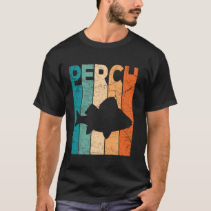 Barsch Vintage Meeresfrüchte Fischer Retro Barsch T-Shirt