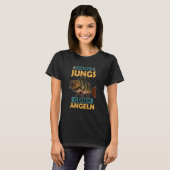 Barsch Zander Barsch Angel Humor T-Shirt (Vorne ganz)
