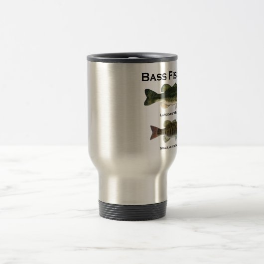 Barschangeln-Logo (mit großer Öffnung - Reisebecher (Mittel)