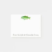 Barschangeln Post-it Klebezettel (Vorderseite)