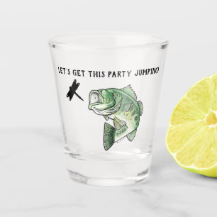 Barschangeln Schnapsglas