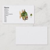 Barschangeln Visitenkarte (Vorne/Hinten)