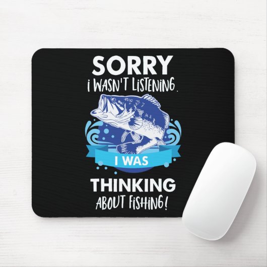 Barschangeln-Zitat-Hobby-Sport-Fischer Mousepad (Mit Mouse)