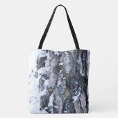 Barsche im Schnee Tasche (Rückseite)